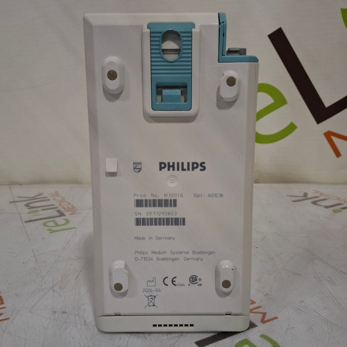 Philips M3001A-A01C18 Fast SpO2, NIBP, 12 lead ECG, Temp, IBP MMS Module