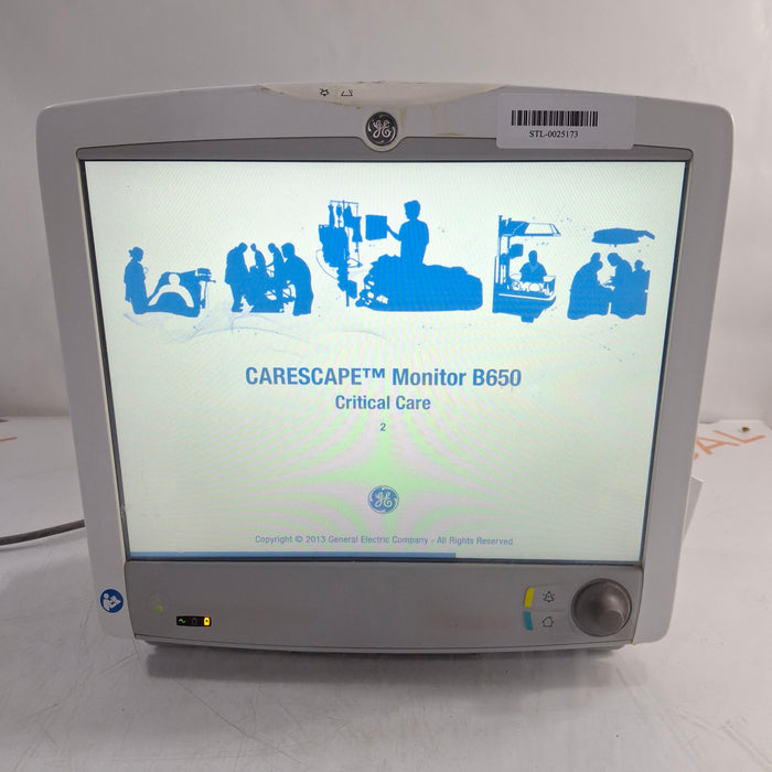 GE Healthcare GE Healthcare Carescape B650 Critical Care Patient Monitor Patient Monitors reLink Medical