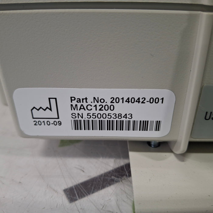 GE Healthcare MAC 1200 ECG