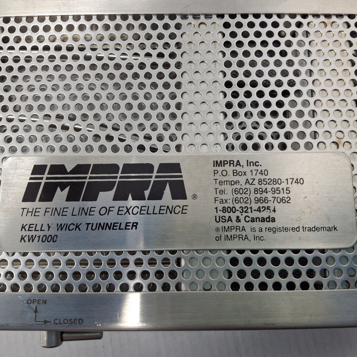 Impra Inc. KW1000 Kelly Wick Tunneler Set