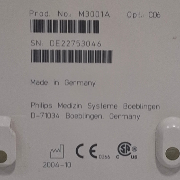 Philips M3001A-C06 Fast SpO2, NIBP, ECG, Temp, IBP MMS Module