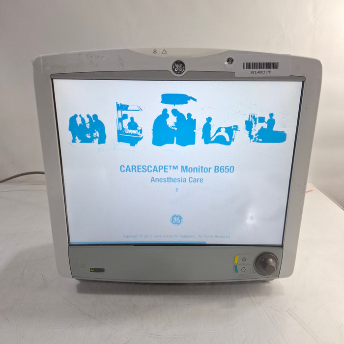 GE Healthcare Carescape B650 Patient Monitor