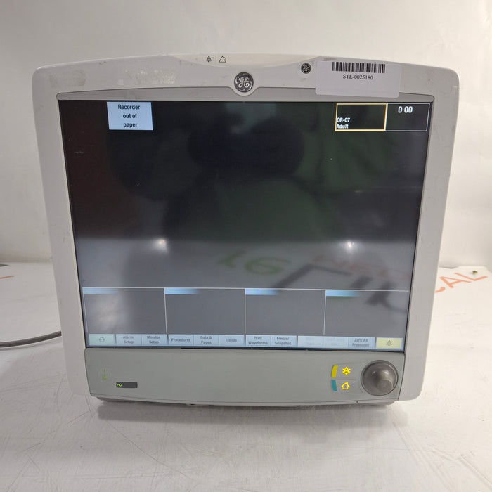 GE Healthcare Carescape B650 Patient Monitor