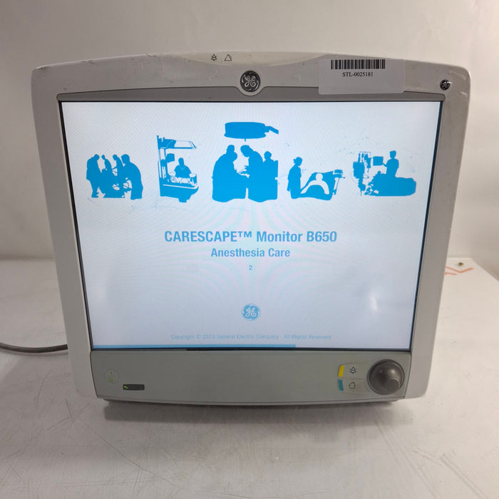 GE Healthcare Carescape B650 Patient Monitor