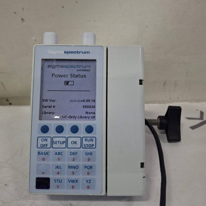 Baxter Sigma Spectrum 6.05.14 with A/B/G/N Battery Infusion Pump