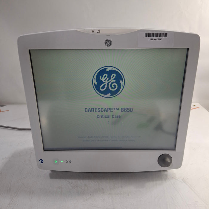 GE Healthcare Carescape B650 Patient Monitor
