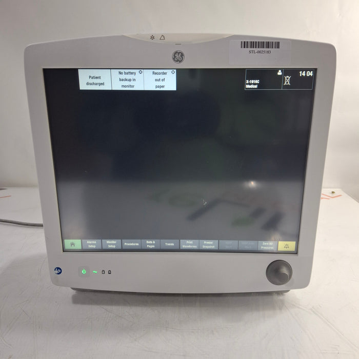 GE Healthcare Carescape B650 Patient Monitor