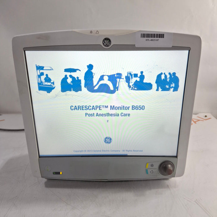 GE Healthcare Carescape B650 Patient Monitor