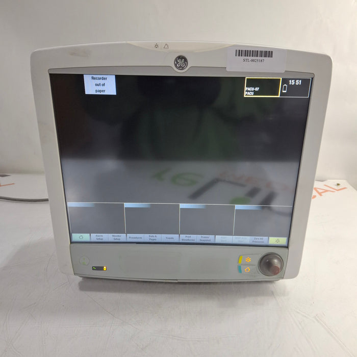 GE Healthcare Carescape B650 Patient Monitor