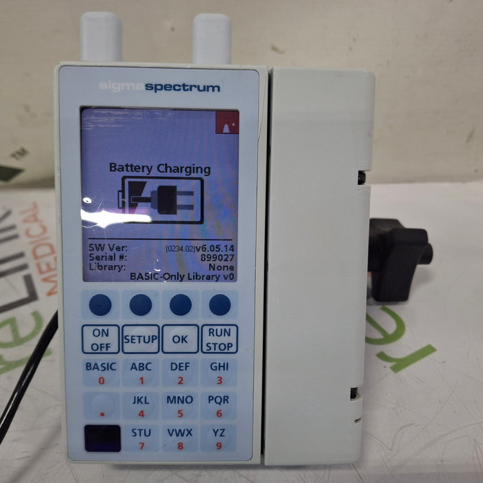 Baxter Sigma Spectrum 6.05.14 with A/B/G/N Battery Infusion Pump