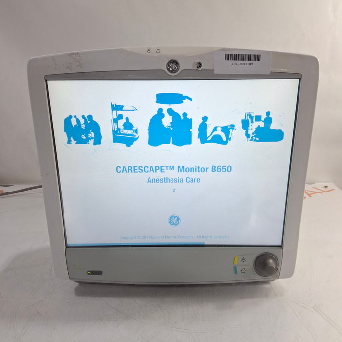 GE Healthcare Carescape B650 Patient Monitor