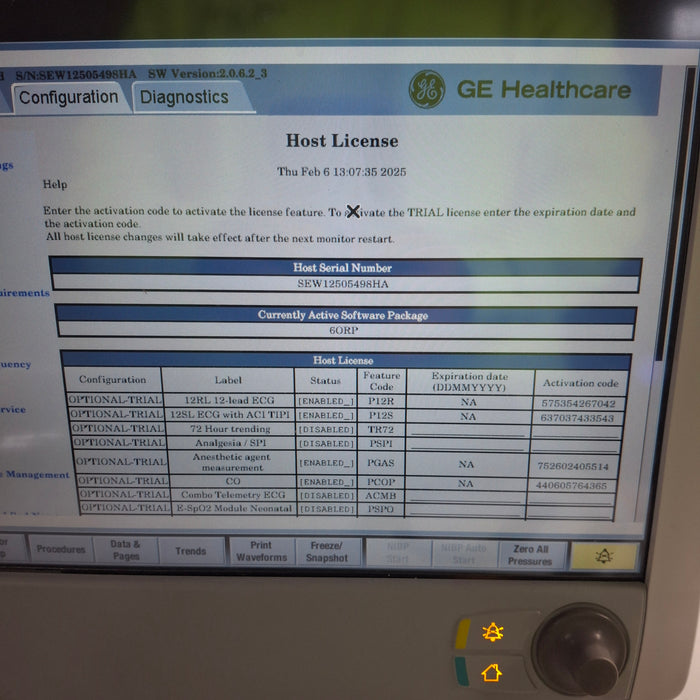 GE Healthcare Carescape B650 Patient Monitor
