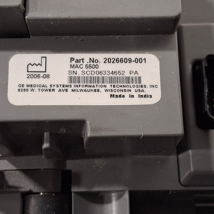 GE Healthcare GE Healthcare MAC 5500 HD ECG without CAM Module Cardiology reLink Medical