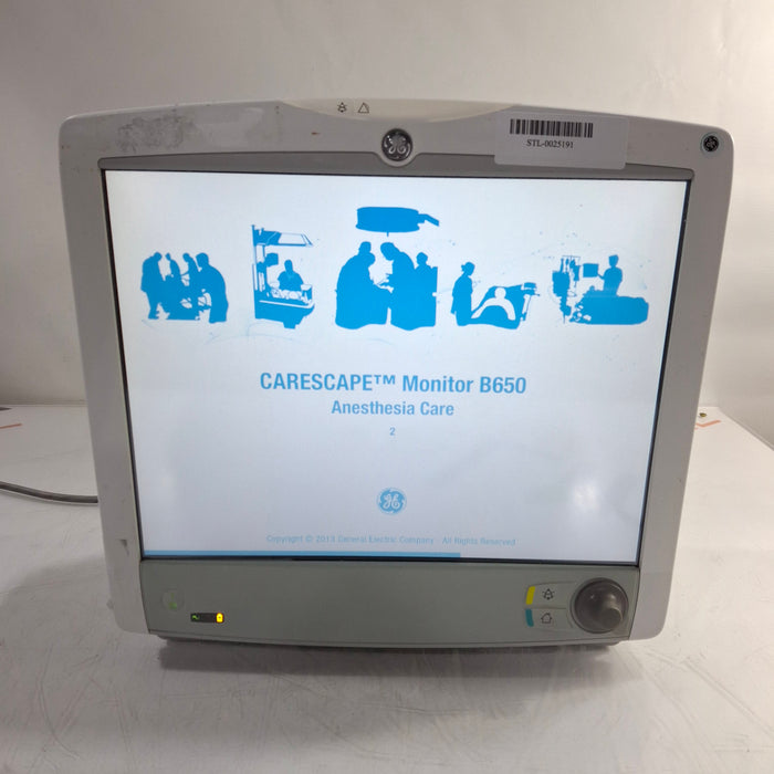 GE Healthcare GE Healthcare Carescape B650 Patient Monitor Patient Monitors reLink Medical