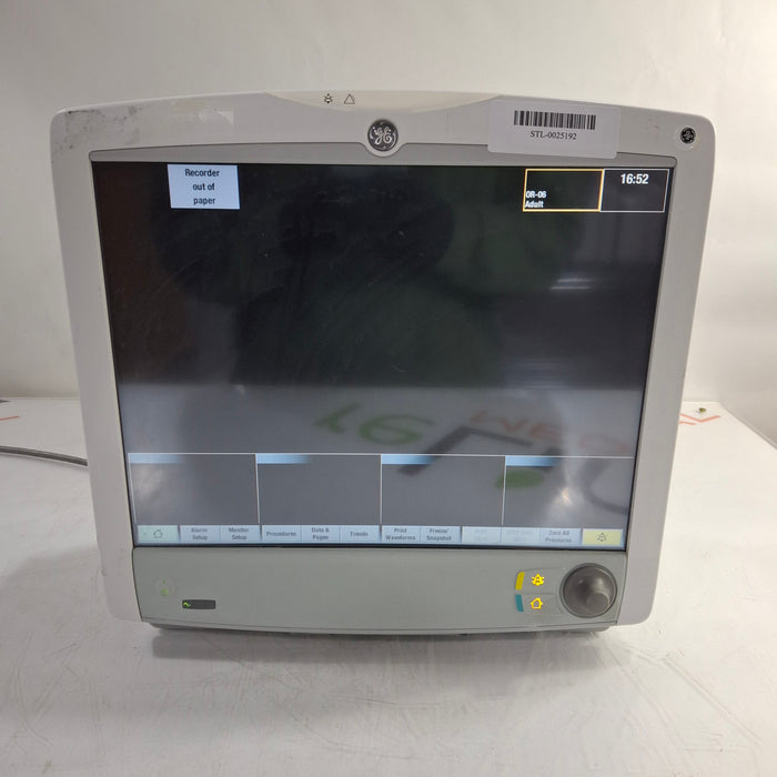 GE Healthcare Carescape B650 Patient Monitor