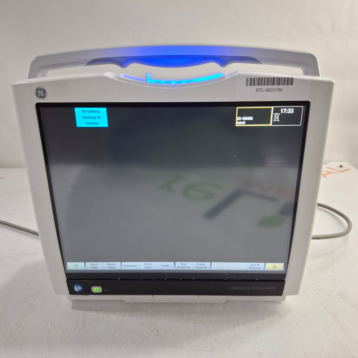 GE Healthcare GE Healthcare Carescape B450 Critical Care Patient Monitor Patient Monitors reLink Medical