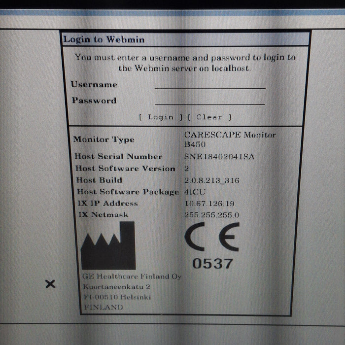 GE Healthcare GE Healthcare Carescape B450 Critical Care Patient Monitor Patient Monitors reLink Medical