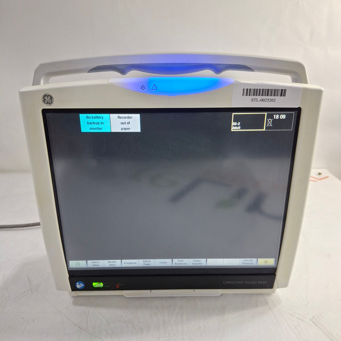 GE Healthcare Carescape B450 Patient Monitor
