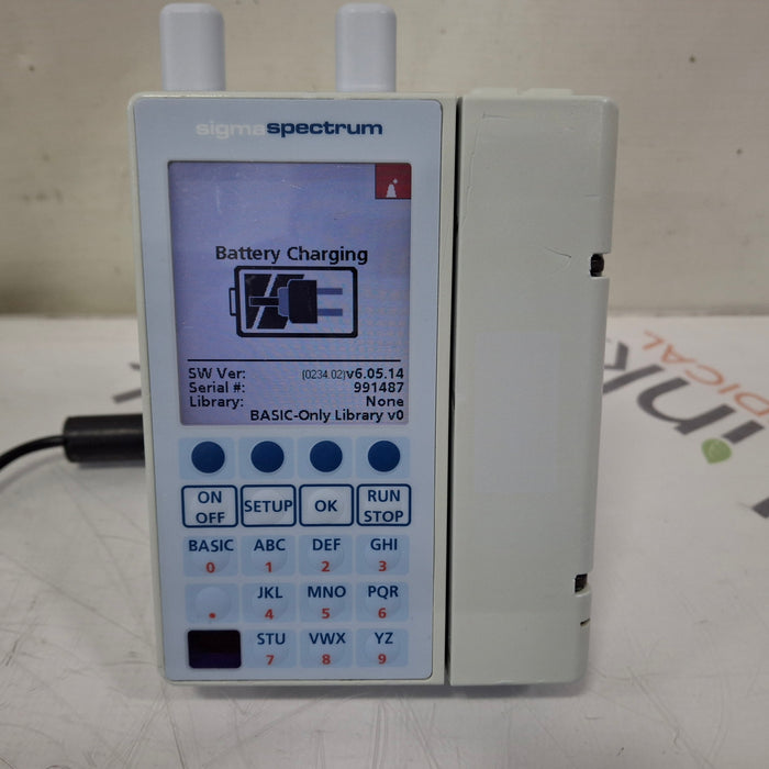 Baxter Sigma Spectrum 6.05.14 with A/B/G/N Battery Infusion Pump