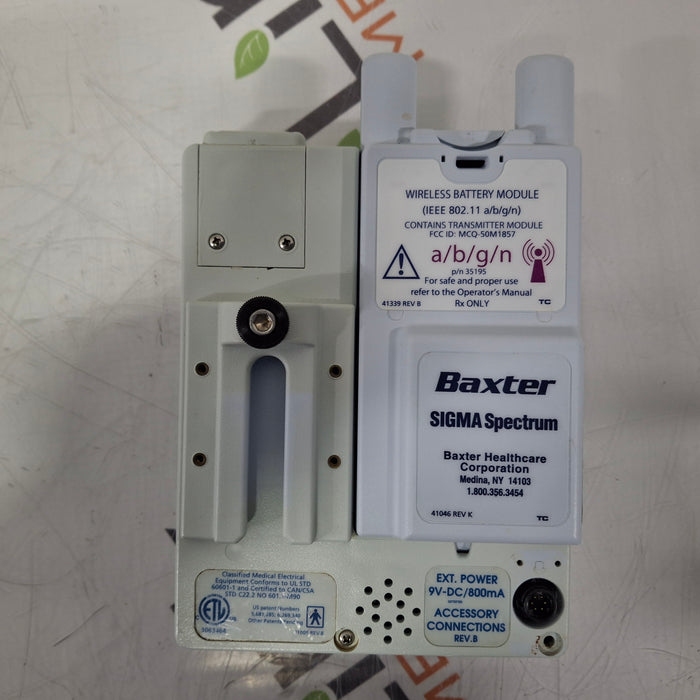 Baxter Sigma Spectrum 6.05.14 with A/B/G/N Battery Infusion Pump