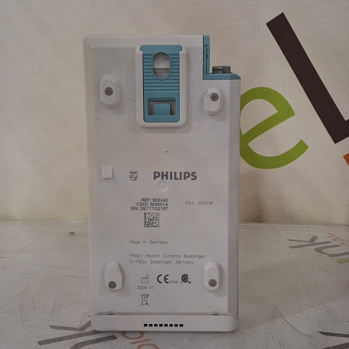 Philips M3001A-A01C18 Fast SpO2, NIBP, 12 lead ECG, Temp, IBP MMS Module