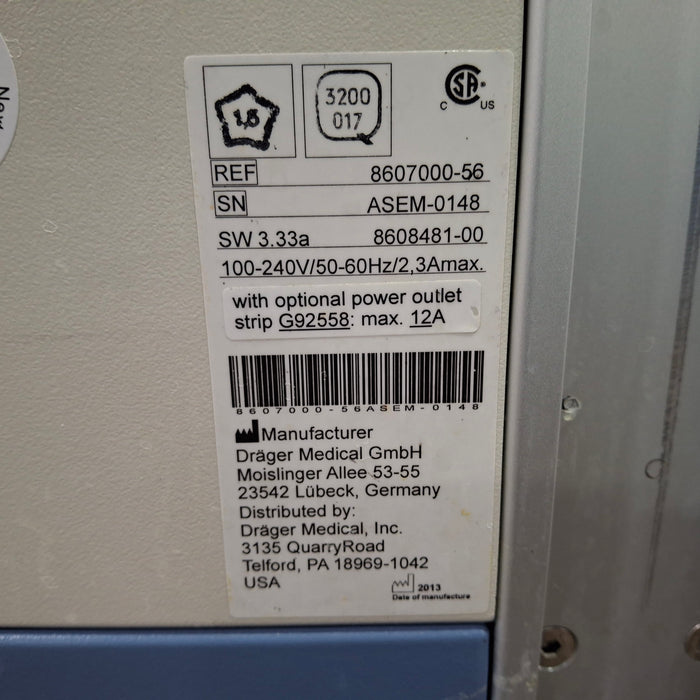 Draeger Medical Draeger Medical Fabius GS Premium Anesthesia Machine Anesthesia reLink Medical