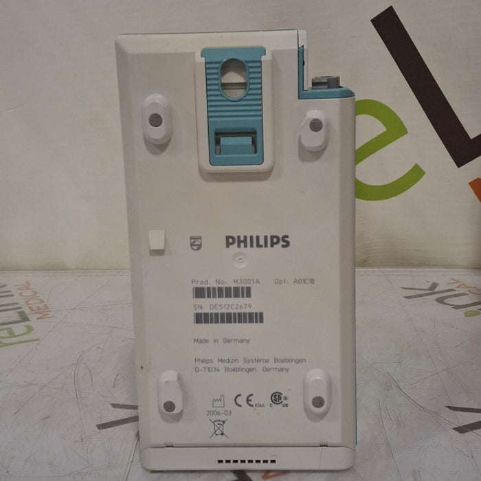 Philips M3001A-A01C18 Fast SpO2, NIBP, 12 lead ECG, Temp, IBP MMS Module