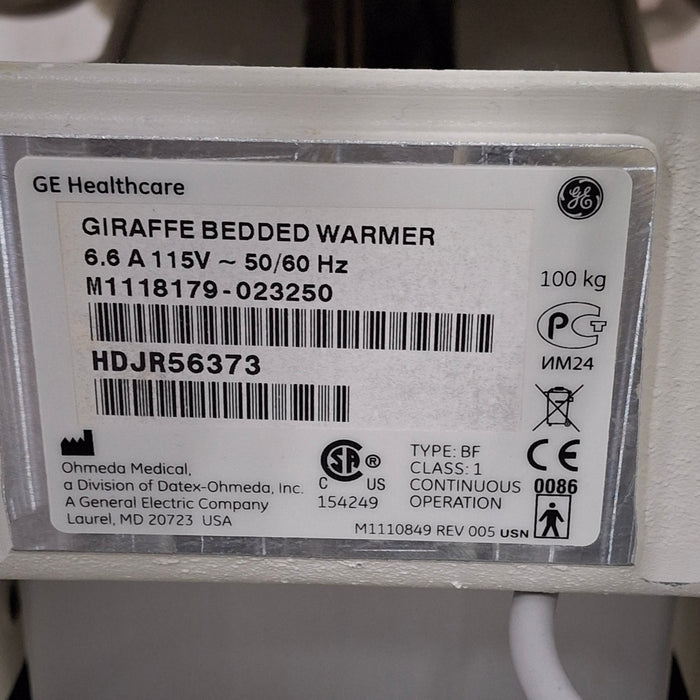 GE Healthcare Giraffe IRES Infant Warmer