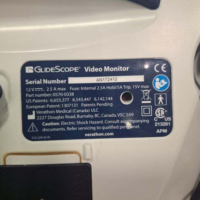 Verathon Medical, Inc Glidescope Video Laryngoscope