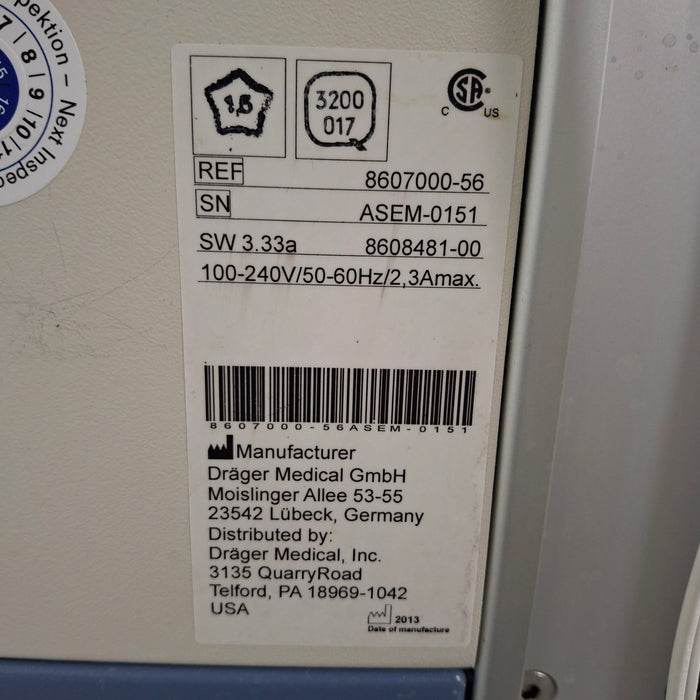 Draeger Medical Fabius GS Premium Anesthesia Machine