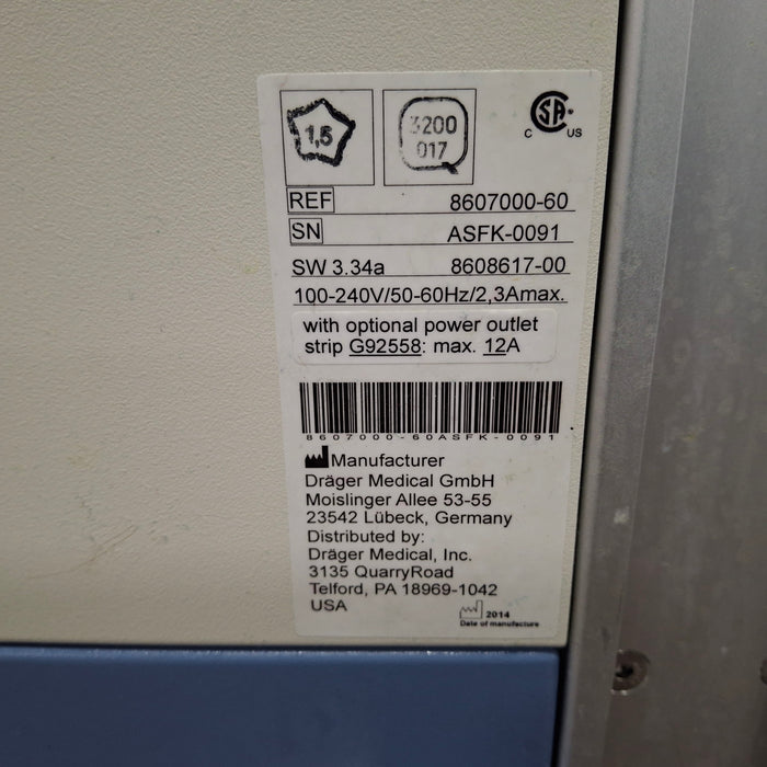 Draeger Medical Draeger Medical Fabius GS Premium Anesthesia Machine Anesthesia reLink Medical