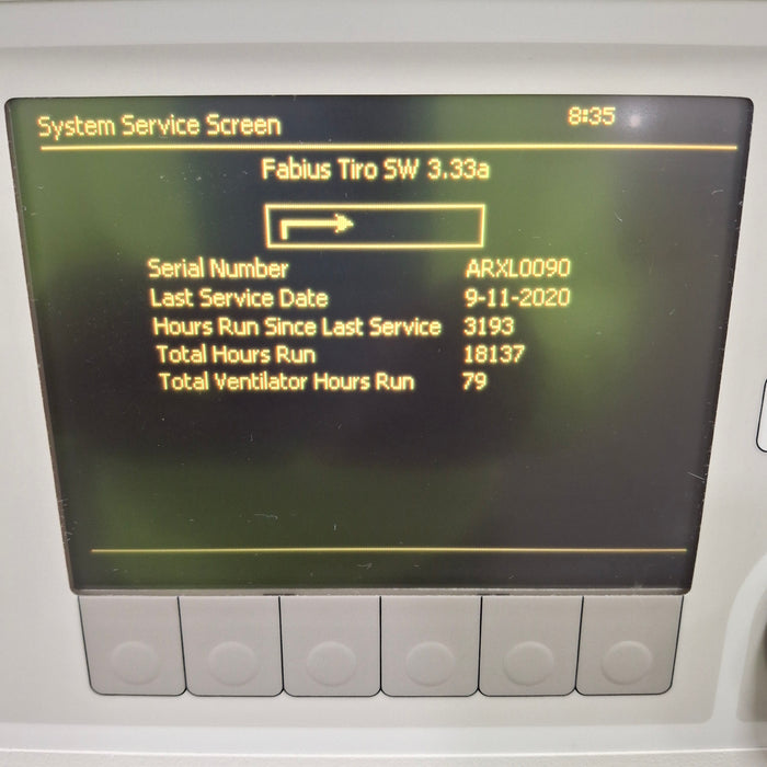 Draeger Medical Fabius Tiro Anesthesia Machine
