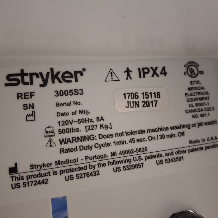 Stryker Secure III 3005 Hospital Bed