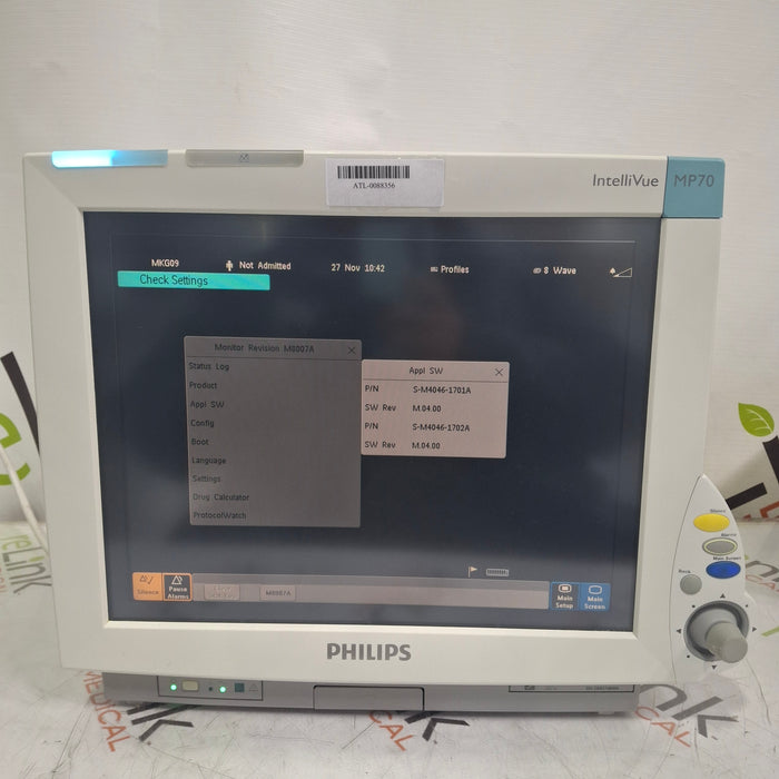 Philips IntelliVue MP70 Patient Monitor