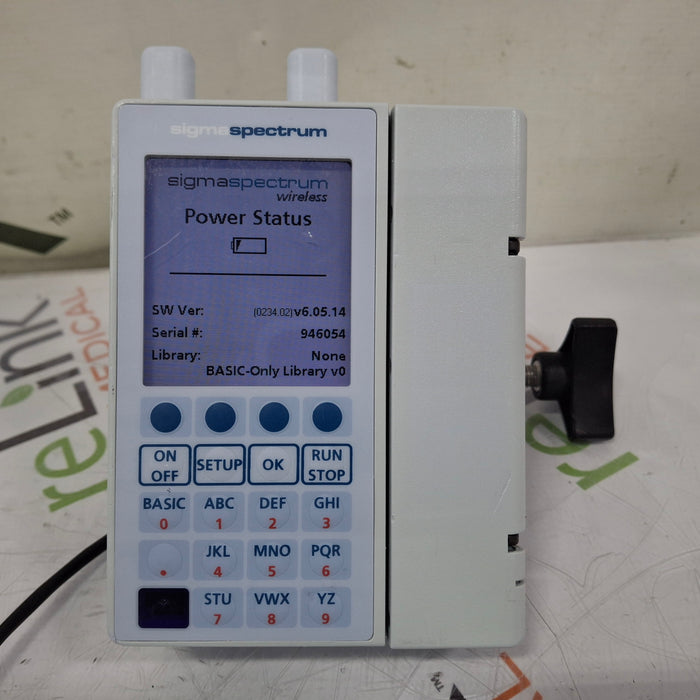 Baxter Sigma Spectrum 6.05.14 with A/B/G/N Battery Infusion Pump