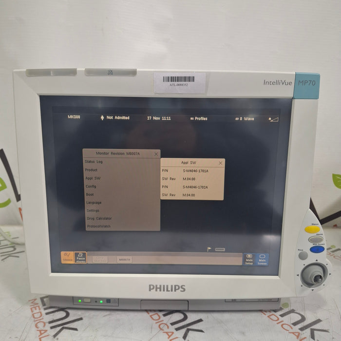 Philips IntelliVue MP70 Patient Monitor