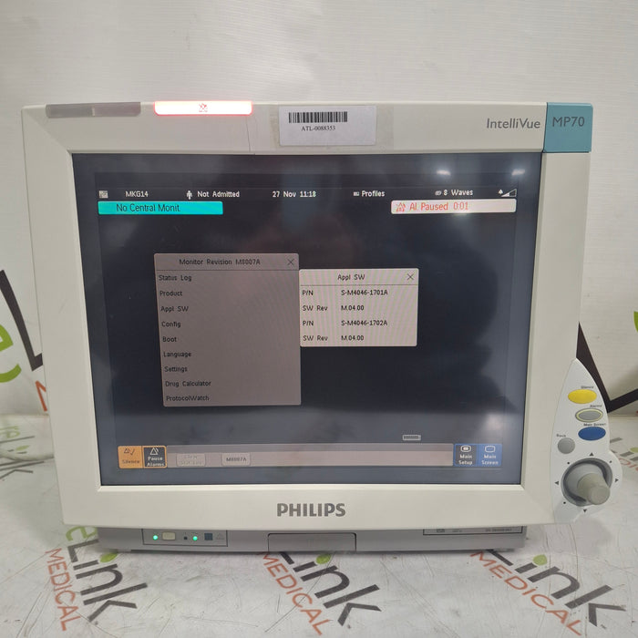 Philips IntelliVue MP70 Patient Monitor