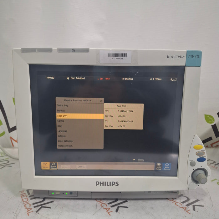 Philips IntelliVue MP70 Patient Monitor