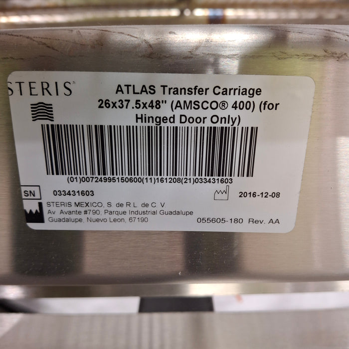 Steris Amsco Atlas Sterilizer Loading Cart