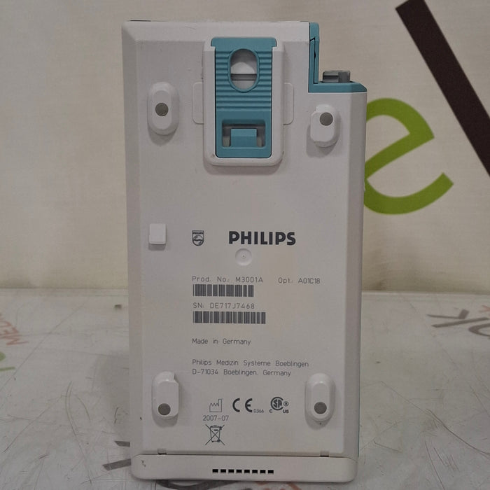 Philips M3001A-A01C18 Fast SpO2, NIBP, 12 lead ECG, Temp, IBP MMS Module