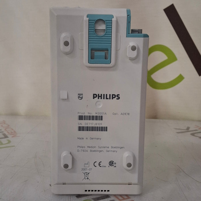 Philips M3001A-A01C18 Fast SpO2, NIBP, 12 lead ECG, Temp, IBP MMS Module