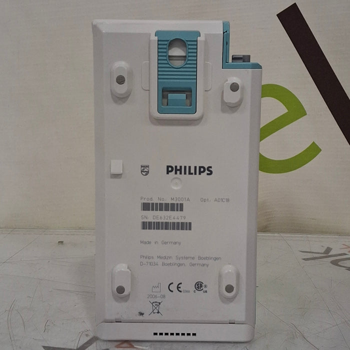 Philips M3001A-A01C18 Fast SpO2, NIBP, 12 lead ECG, Temp, IBP MMS Module