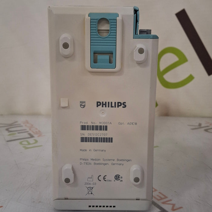 Philips M3001A-A01C18 Fast SpO2, NIBP, 12 lead ECG, Temp, IBP MMS Module