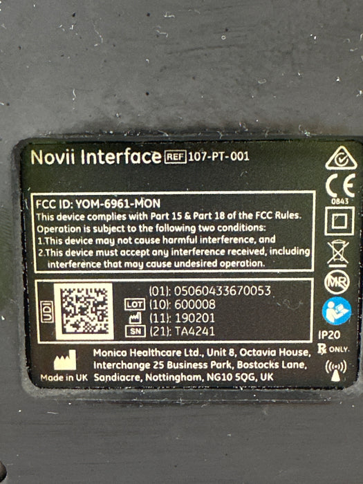 Monica Healthcare Limited Monica Healthcare Limited 107-PT-001 Fetal Monitor Patient Monitors reLink Medical