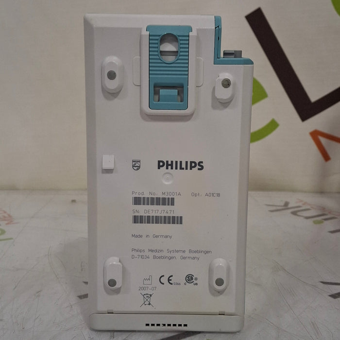 Philips M3001A-A01C18 Fast SpO2, NIBP, 12 lead ECG, Temp, IBP MMS Module