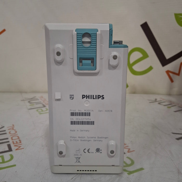 Philips M3001A-A01C18 Fast SpO2, NIBP, 12 lead ECG, Temp, IBP MMS Module