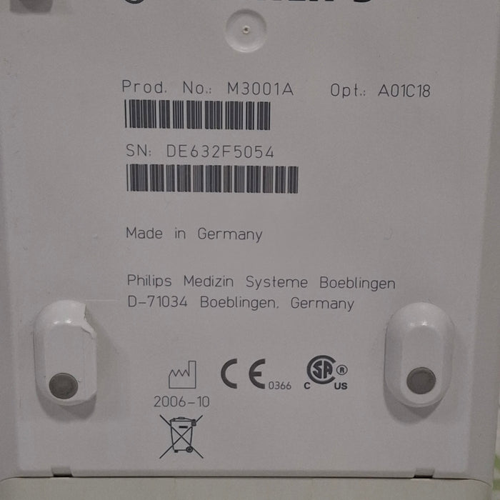 Philips M3001A-A01C18 Fast SpO2, NIBP, 12 lead ECG, Temp, IBP MMS Module