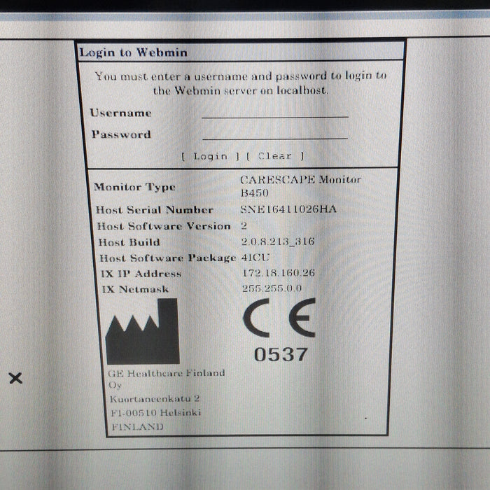 GE Healthcare GE Healthcare Carescape B450 Critical Care Patient Monitor Patient Monitors reLink Medical