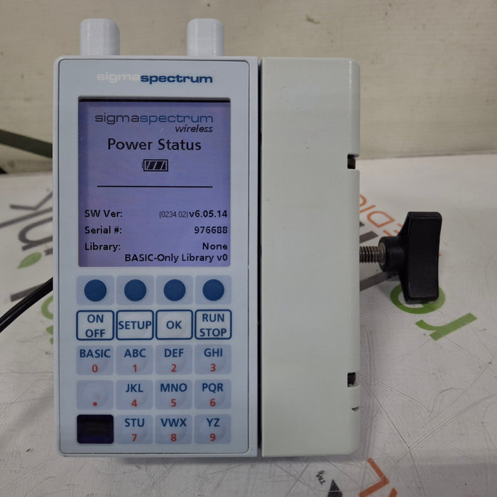 Baxter Sigma Spectrum 6.05.14 with A/B/G/N Battery Infusion Pump