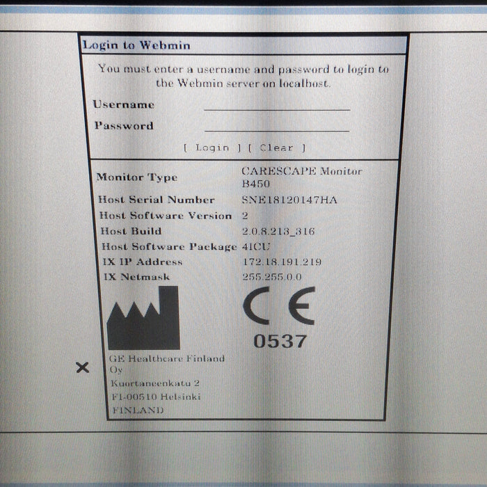 GE Healthcare GE Healthcare Carescape B450 Critical Care Patient Monitor Patient Monitors reLink Medical